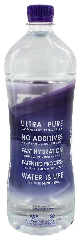 Penta Water Purified, 33.8 Fl Oz - Refreshing, Clean Drinking Water, Ideal for Hydration and Wellness, Pack of 1