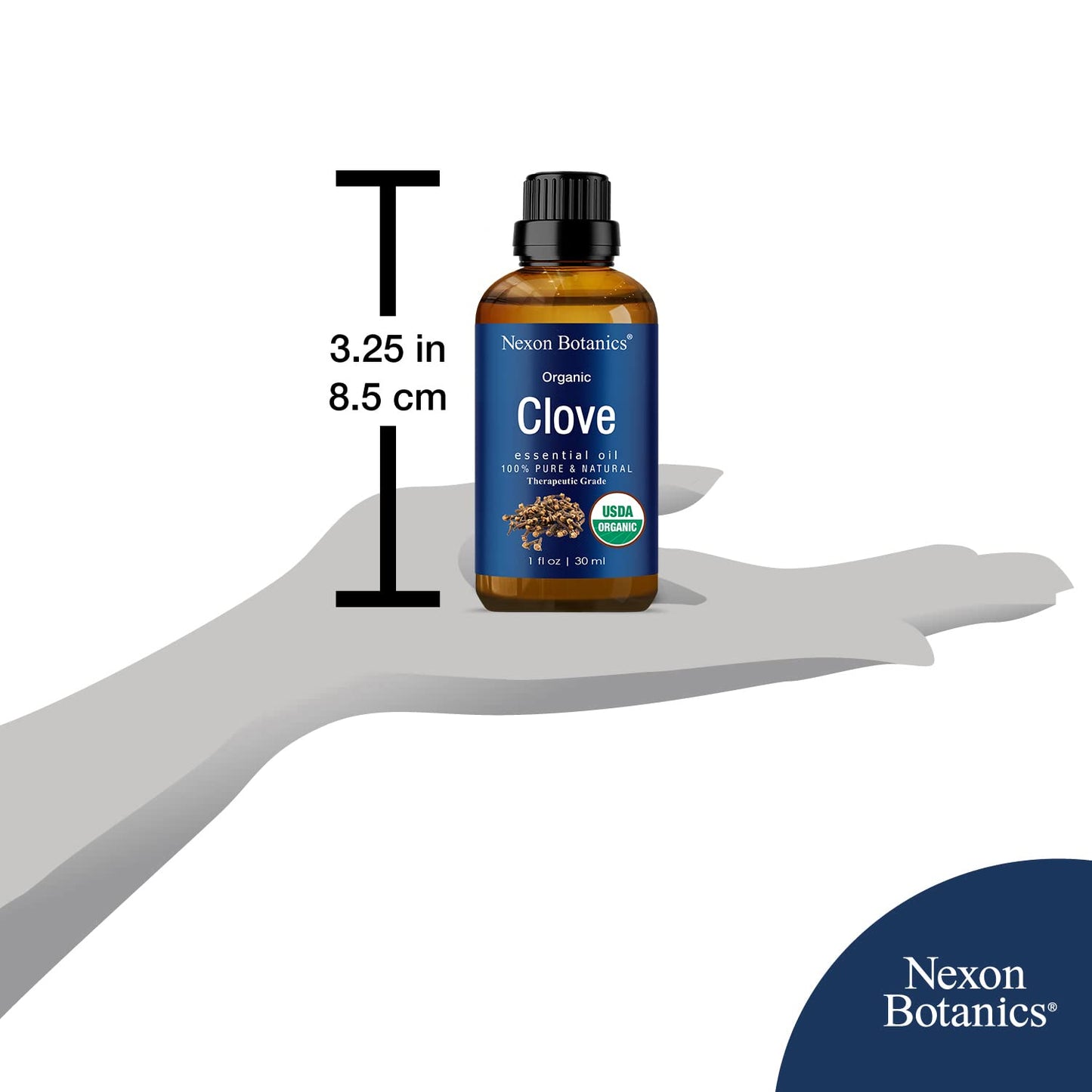 Organic Clove Essential Oil 30 Ml - Pure, Undiluted Oil For Tooth Ache Ease - Soothes Sore Muscles - Clove Bud Essential Oil For