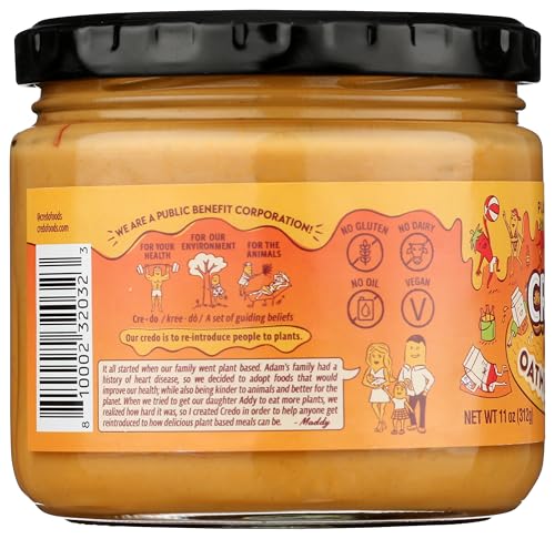 CREDO FOODS Medium Oatmilk Queso, 11 OZ