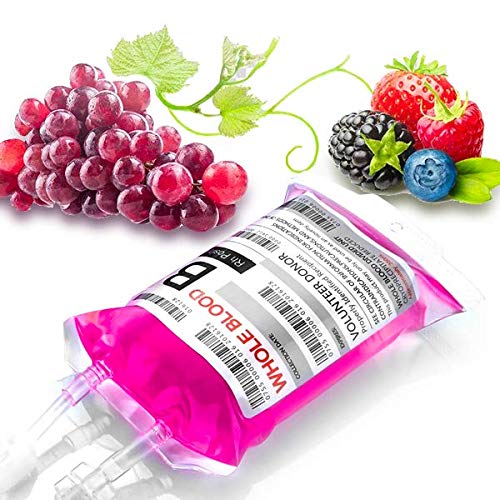 Wynk 20 Pack Halloween Decorations Blood Bag For Drink, 11.5 Fl Oz Reusable Cups Containers, Live Blood Of Theme Parties, Hallow