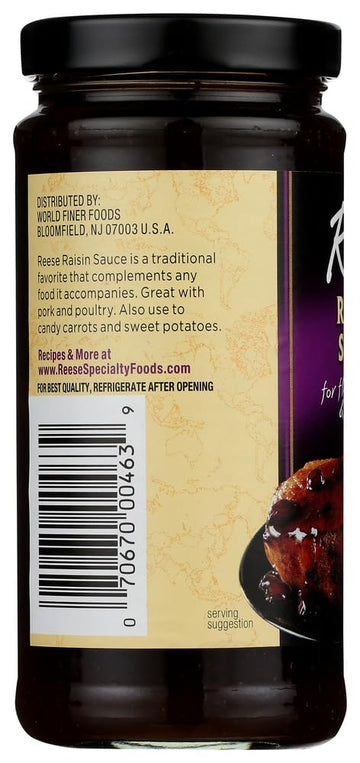 Reese Sauce Raisin