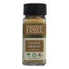 Pride Of India Ginger Fine Ground Gourmet Spice - 2.2 oz Sifter Bottle - No Additives, Great for Cooking, Baking, Tea & More