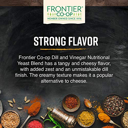 Frontier Co-op Nutritional Yeast Blend, Dill and Vinegar, 1 Pound, Model VC-a3-60320
