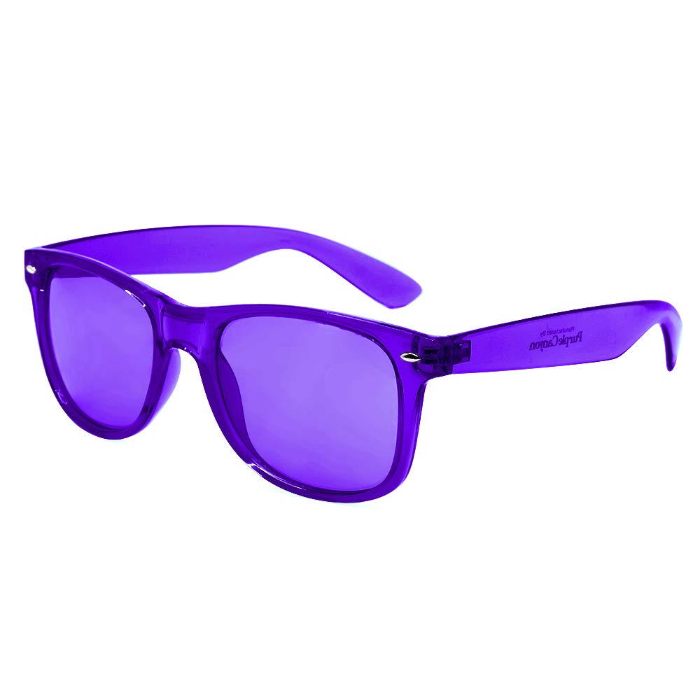 Purple Canyon Indigo Color Therapy Mood Glasses Light Therapy Chakra Healing Glasses Chromotherapy Glasses Indigo Colored Lenses