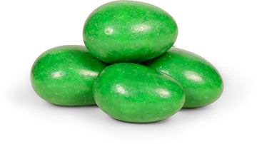Dark Green Jordan Almonds By Its Delish, 3.5 Lbs. Jumbo Container | Candied Almond Nut With Sweet Hard Candy Coating - Weddings