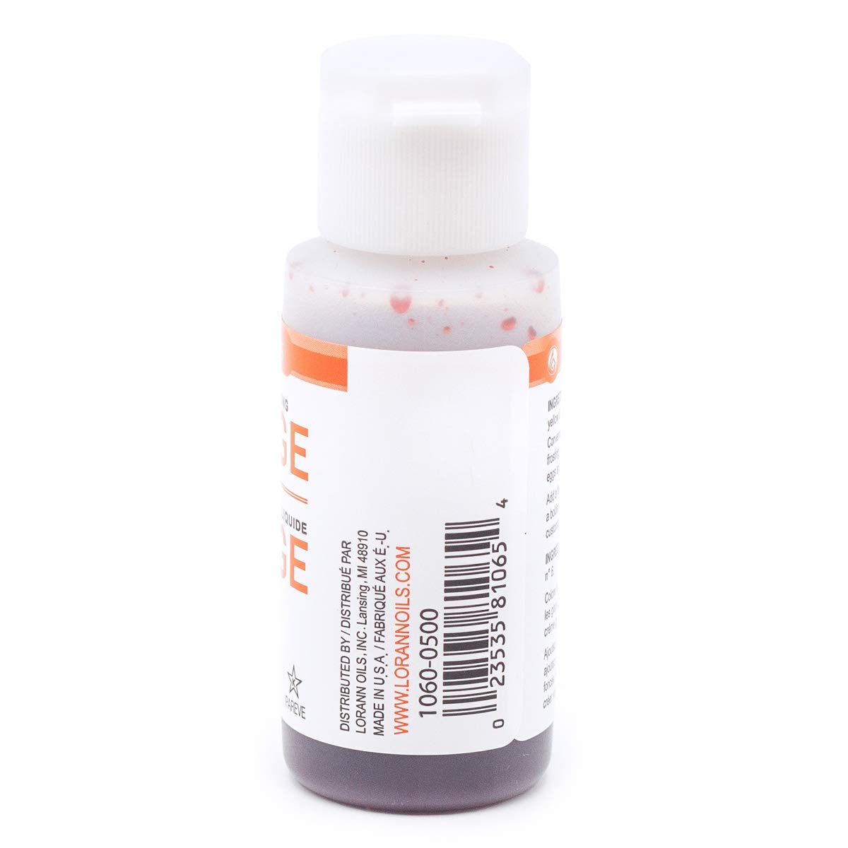 Lorann Oils Liquid Food Color, 1-Ounce, Orange