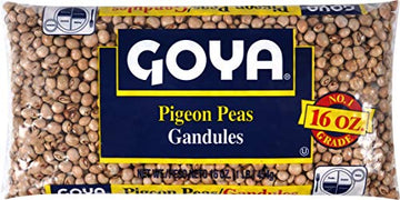Goya Pigeon Peas, Dry Gandules, 16 Ounce (Pack of 24) - High-Quality Legumes for Cooking and Meal Prep