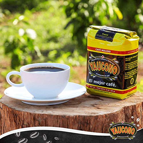 Yaucono Ground Coffee Bagged, 14 Ounce (Pack Of 2)