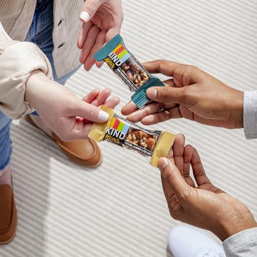 KIND Bar Minis Variety Pack - Dark Chocolate Nuts & Sea Salt, Caramel Almond Sea Salt, Dark Chocolate Cherry Cashew - 30 Count