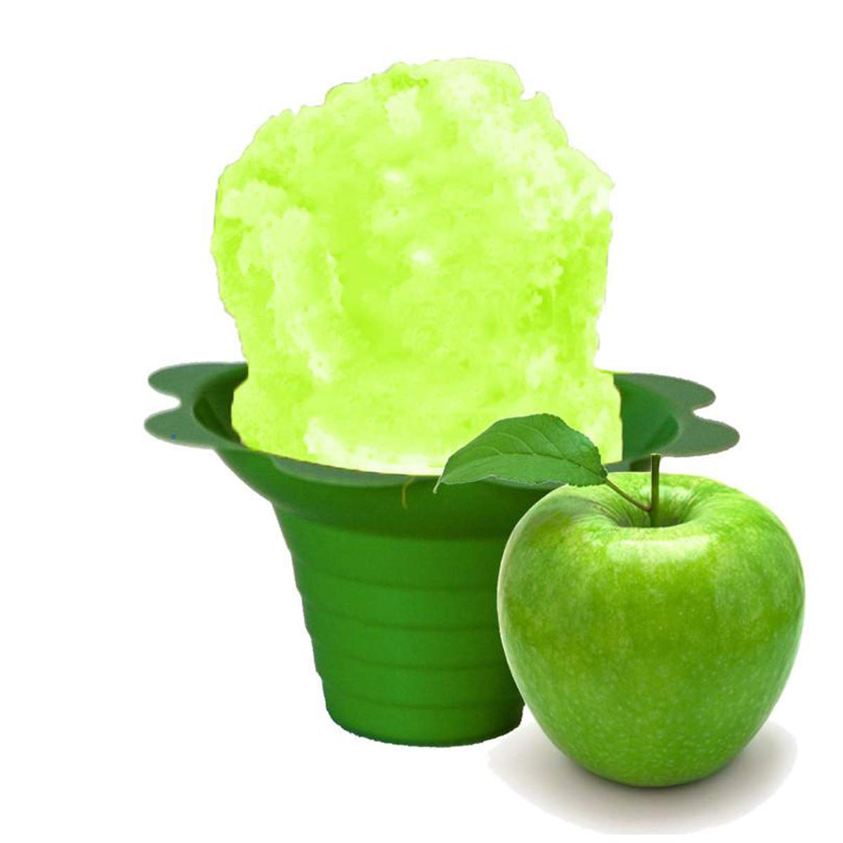 Hypothermias Green Apple Ready To Use Gallon (128 Fl. Oz) Hawaiian Snow Cone Flavors Syrup - Shaved Ice, 100% Pure Cane Sugar