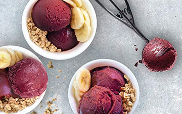 Amafruits Acai Berry Frozen Sorbet/Usda Organic/Antioxidant Rich Superfruit / 3 Gallon