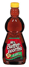 Mrs. Butterworth s Lite Thick and Rich Pancake Syrup, 24 oz. (Pack of 12)