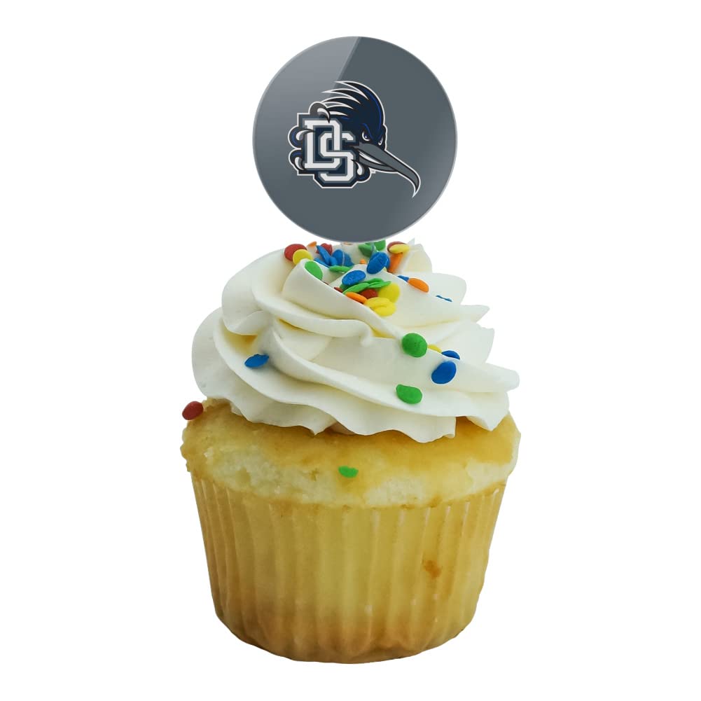 Dalton State College Secondary Logo Cupcake Picks Toppers Decoration Set Of 6