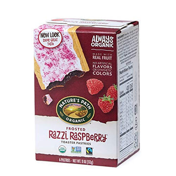 Nature   s Path Frosted Razzi Raspberry Toaster Pastries, Healthy, Organic, 11-Ounce Box (Pack of 12)