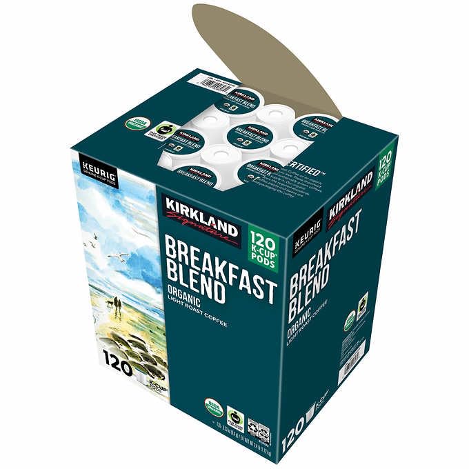 Kirkland Signature Breakfast Blend Coffee 120 K-Cups