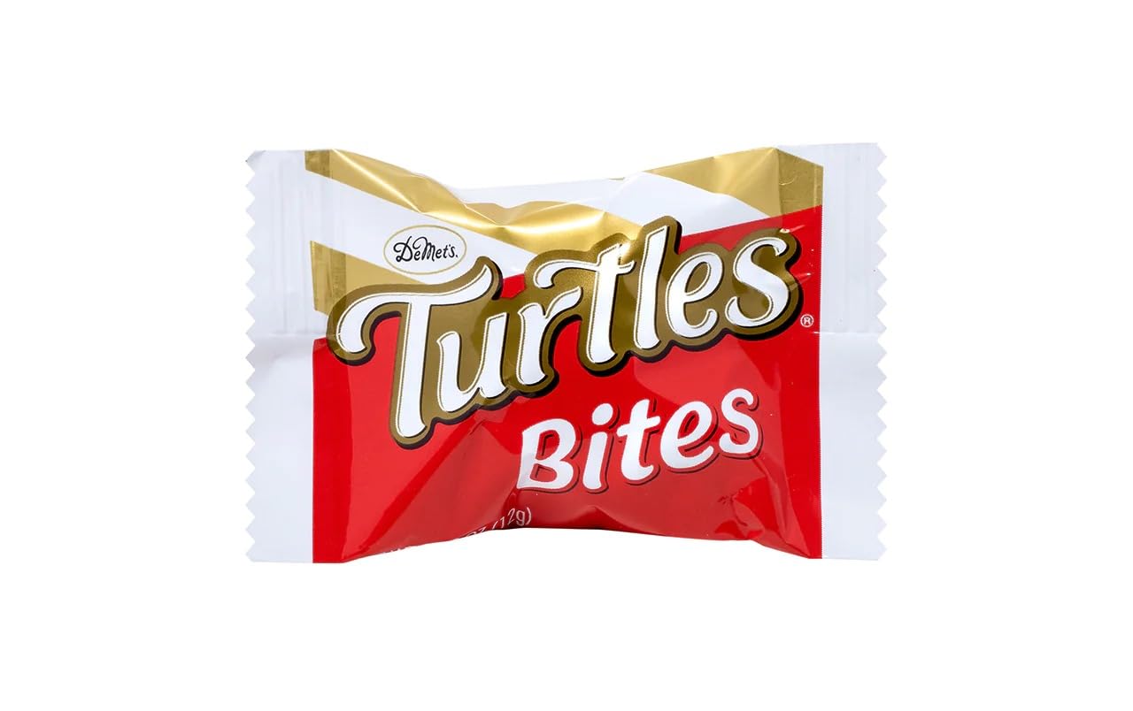 Turtles Bite Size Mini Bars, 0.42 Ounce, Pack of 60, Model TRTAZ11A