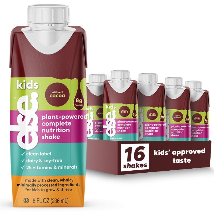 Else Nutrition Kids Nutritional Shake Ready To Drink - Dairy Free Kids Nutrition Drink (Ages 2-12) - Kids Protein Shake W/ 25+ Vitamins (Chocolate, 16-Pack)
