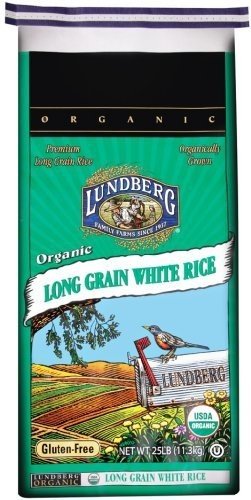 LUNDBERg RIcE WHTE LONg ORg gF 25 LB PK- 1