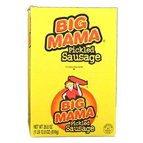 Big Mama Pickled Sausage 2.4 Ounce (Pack Of 12)