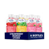Mogu Mogu Drink Variety Pack - 6 Chewable Juice Boxes with Lychee, Mango, and Strawberry Flavors for Kids