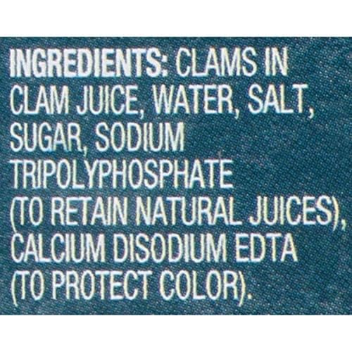 Snow'S Wild Caught Chopped Clams Canned, 6.5 Ounce (Pack Of 12) - 5G Protein Per Serving - Gluten Free, Keto Friendly, 99% Fat F