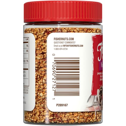 Fisher, Nut Topping, Mixed Nut Variety, 5Oz Can (Pack Of 4)