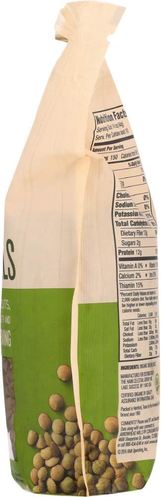 Arrowhead Mills Organic Green Lentils, 16-Ounce Bags (Pack Of 6)