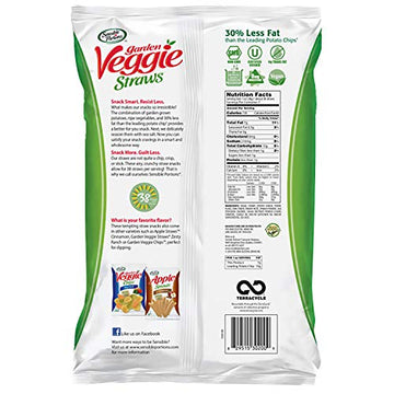 Sensible Portions Garden Veggie Straws, Sea Salt, 7 Oz (Pack of 6)