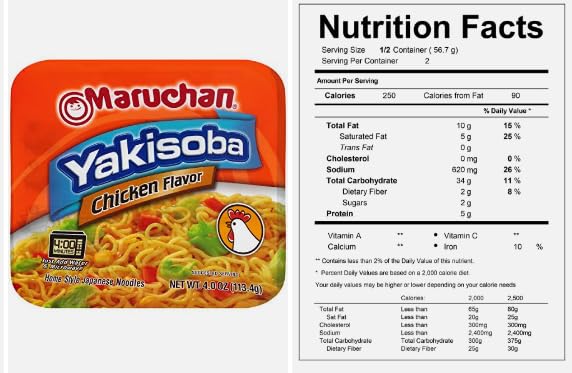 Yakisoba Noodles, 4 Oz. + King Combo Qr Code, Include On Pack (Chicken Flavors (2 Count))
