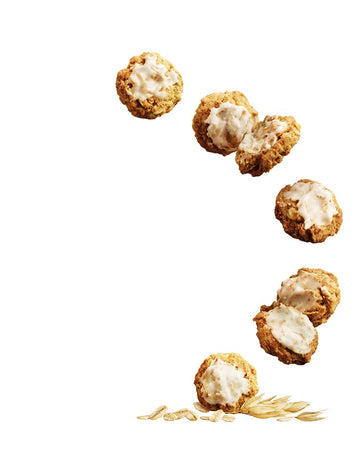 Voortman Bakery Sugar Free Iced Oatmeal Mini Cookie, 5 Ounce