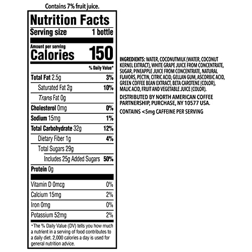 Starbucks Paradise Drink, Pineapple Passionfruit With Coconut Milk, 14Oz Bottles (12 Pack)