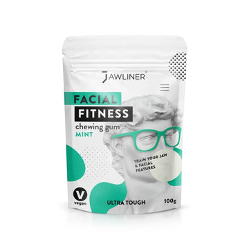 Jawliner Fitness Chewing Gum (2 Months Pack) Jawline Sugar Free Mint Gum - - Jawline Exerciser For Mewing And Shapen The Jaw - 1