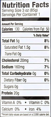 Wild t Wild Albacore Tuna No Salt Added Sustainably Wild-Caught Kosher Gluten Free Keto and Paleo 3rd Party Mercury Tested 3 Ounce Pouch (Pack of 1)