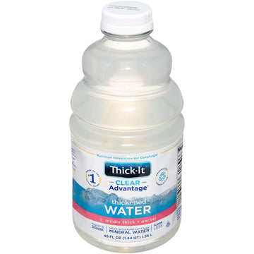 Thick-It Clear Advantage Thickened Water - Nectar Consistency, 46 Oz Bottle (Pack Of 4)