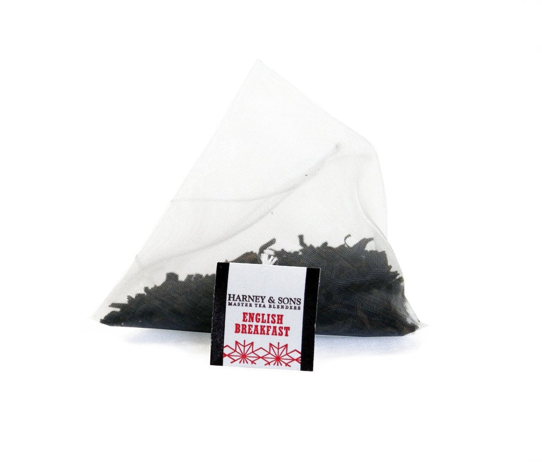 Harney & Sons English Breakfast Tea, 100% China Black Tea, Caffeinated, 50 Sachets, Brown, Model 20-0021