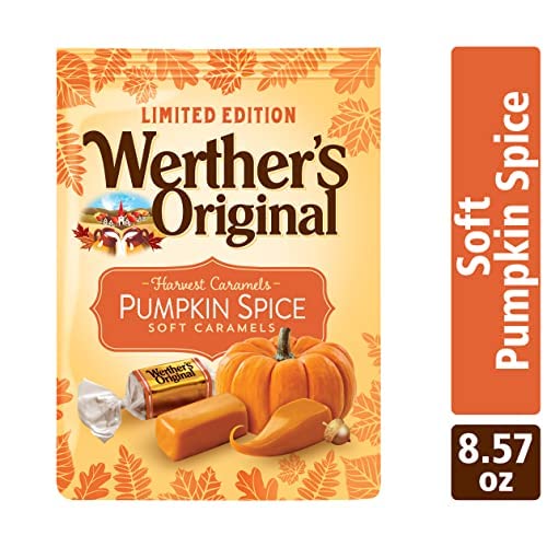 Werther'S Original Soft Harvest Pumpkin Spice Caramel Candy, 8.57 Oz Bag