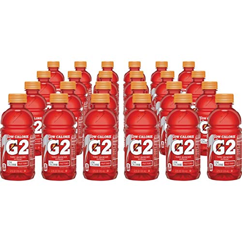 Gatorade Quaker Foods G2 Fruit Punch Sports Drink - 12 Fl Oz (355 Ml) - Bottle - 24 / Carton