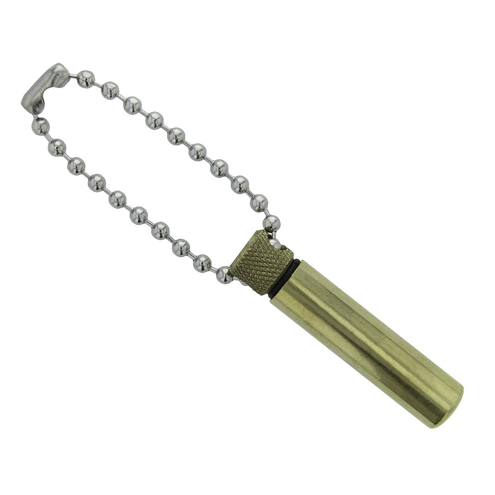 Eagle Mountain Accessories Brass Oil Vial for Anointing, 1.6 inches, Model EMA-73900