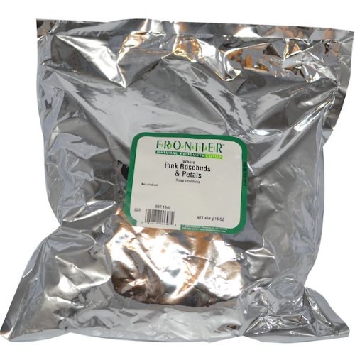Frontier Natural Products, Pink Rosebuds & Petals, Whole, 16 Oz (453 G)