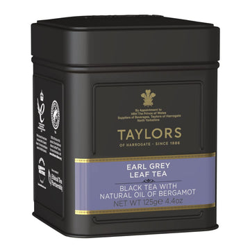 Taylors Of Harrogate Earl Grey Loose Leaf, 4.41 Ounce Tin