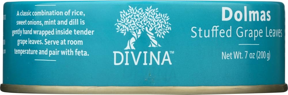 DIVINA Dolmas Stuffed Grape Leaves (3-Pack)