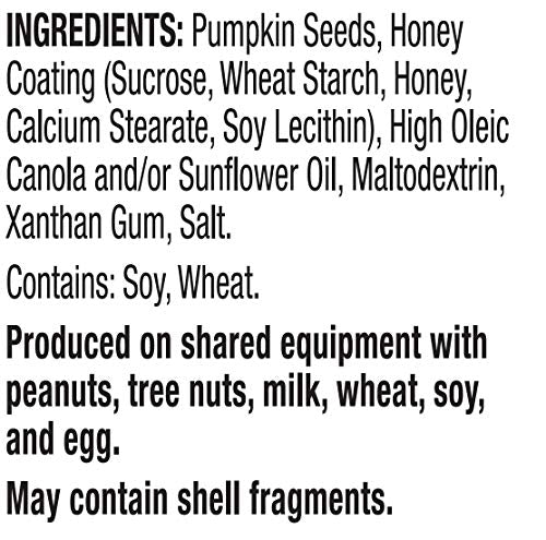 Good Sense Good Sense Shelled Pumpkin Seeds (Pepitas), Honey Roasted - 6 Ounce Bags (Pack Of 12)