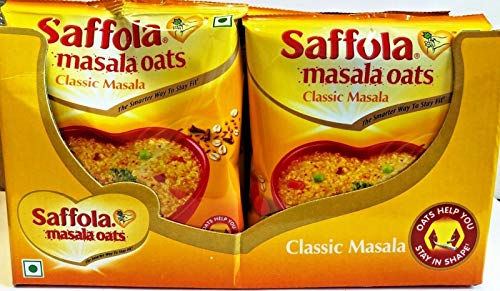 Saffola Masala Oats, Classic Masala, 40g (Pack of 6)