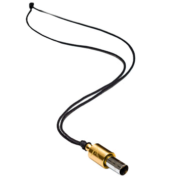 Lovetuner Meditation Tuning Necklace 528 Hz Frequency Of Love  Mindfulness Device For Anxiety & Stress Relief (Waxed Cord Bronze