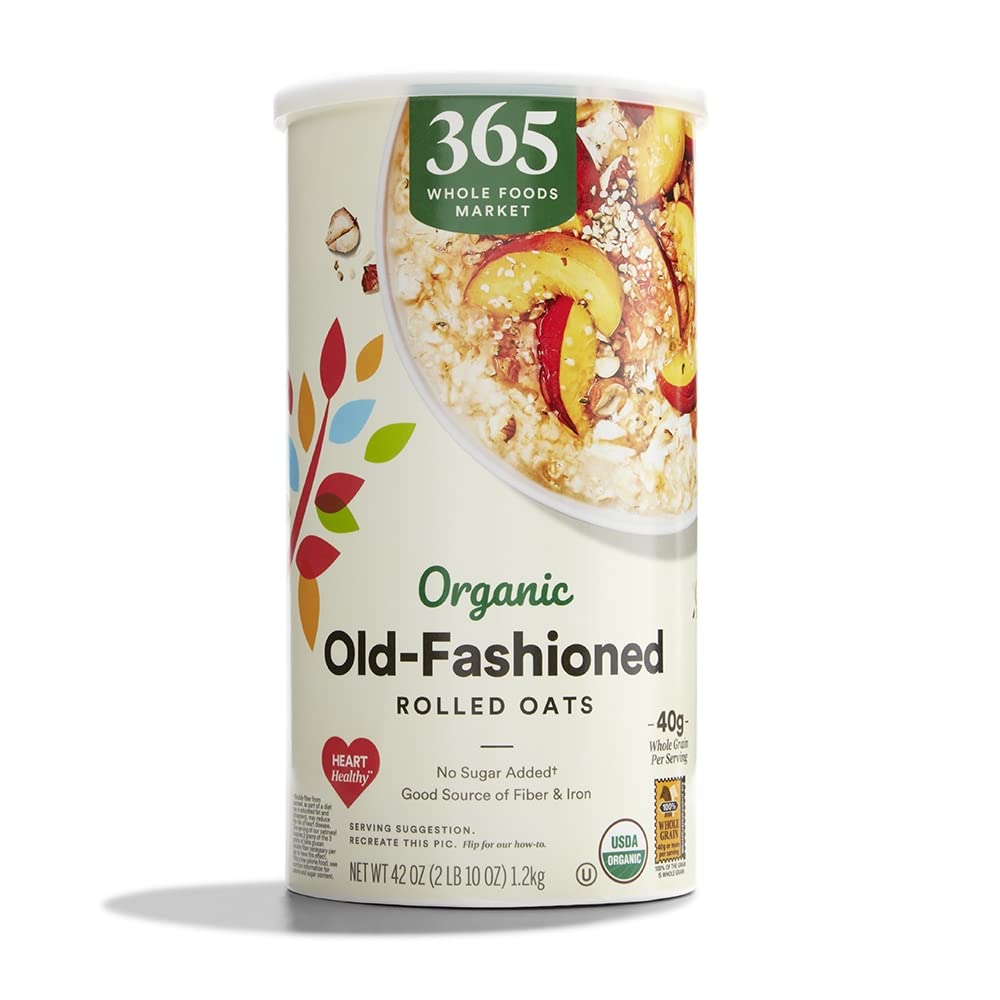 365 by Whole Foods Market, Organic Old-Fashioned Rolled Oats, 42 Ounce