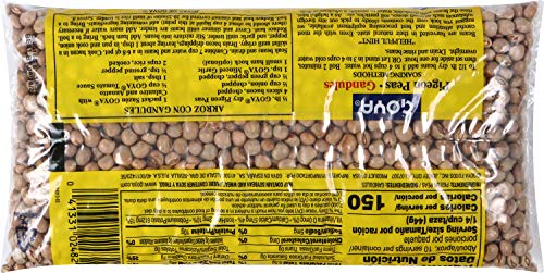 Goya Pigeon Peas, Dry Gandules, 16 Ounce (Pack of 24) - High-Quality Legumes for Cooking and Meal Prep