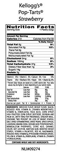 Kellogg'S, Pop-Tarts, Unfrosted Brown Sugar Cinnamon, 8 Count, 14Oz Box (Pack Of 2)