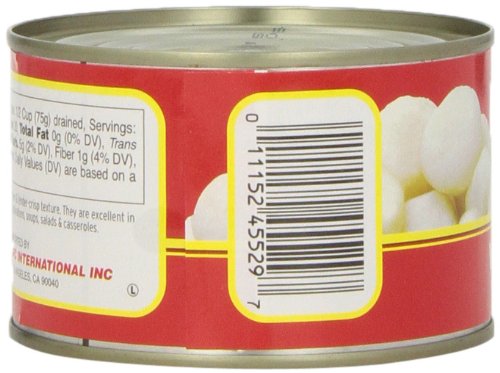 Dynasty Canned Whole Water Chestnuts, 8-Ounce (Pack Of 12)