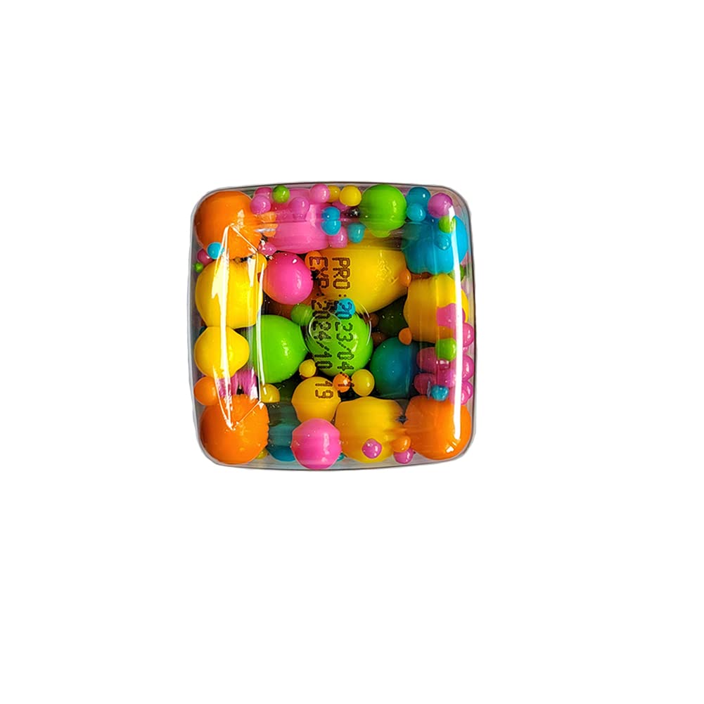 Edible Rainbow Sugar Pearls Candy Sprinkles 120G/ 4.23Ounce Baking Cake Sprinkles Cupcake and Cake Topper Cookie Decorations Wed