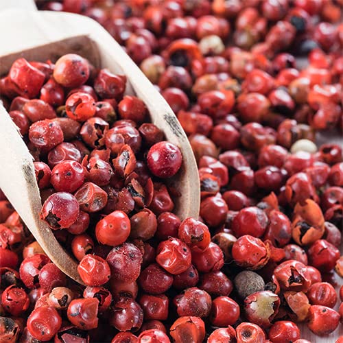 Unpretentious Whole Pink Peppercorns, 4 Cups, From Brazilian Pepper Trees, Fruity & Spicy Taste